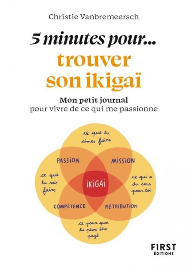 PETIT LIVRE - 5 MINUTES... POUR TROUVER SON IKIGAI - VANBREMEERSCH C. - FIRST