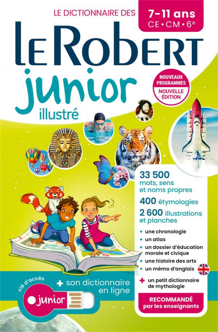 LE ROBERT JUNIOR ILLUSTRE ET SON DICTIONNAIRE EN LIGNE + CLE - COLLECTIF - LE ROBERT