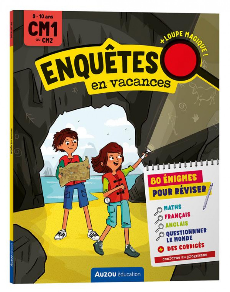 ENQUETES EN VACANCES - DU CM1 AU CM2 - CAHIER DE VACANCES 2024 - VALLEE/TURQUOIS - PHILIPPE AUZOU