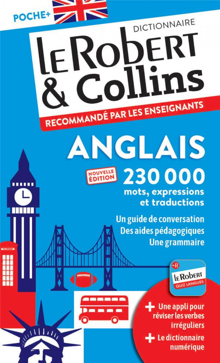 LE ROBERT & COLLINS POCHE+ ANGLAIS - COLLECTIF - LE ROBERT