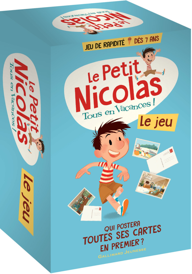 LE PETIT NICOLAS, TOUS EN VACANCES ! - LE JEU - JEU DE CARTES -  COLLECTIFS JEUNESSE,  Collectif - GALLIMARD JEUNE