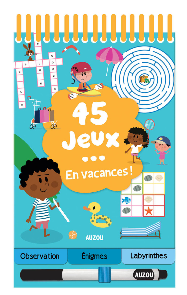 45 JEUX - EN VACANCES ! - Morize Patrick - AUZOU