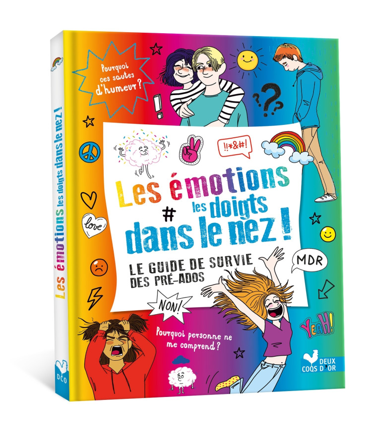 Les émotions les doigts dans le nez - Copper-Royer Béatrice, Guyot Marie, AstridM AstridM, AstridM  - DEUX COQS D OR