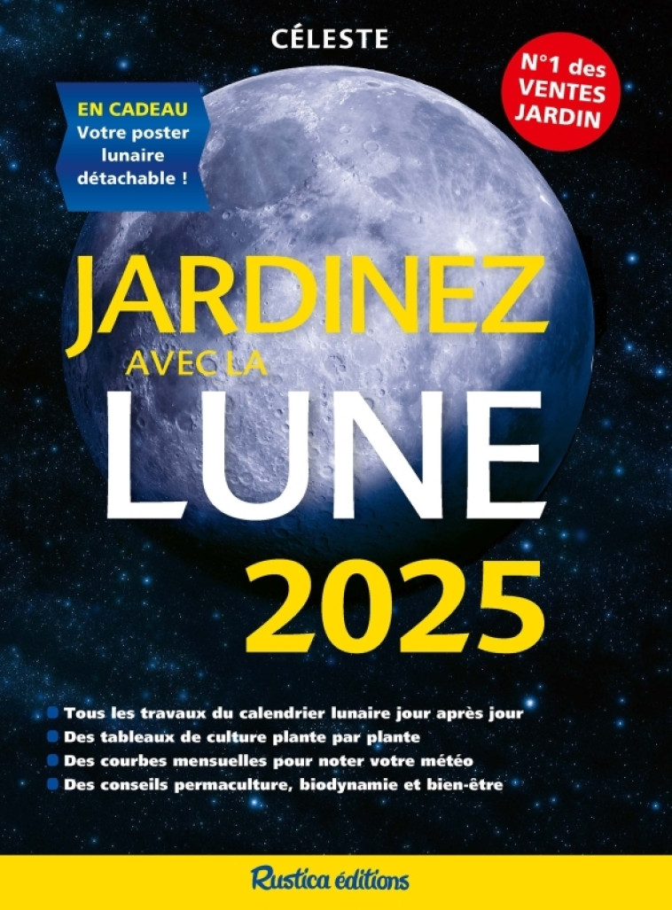 JARDINEZ AVEC LA LUNE 2025 - TREDOULAT THERESE - RUSTICA