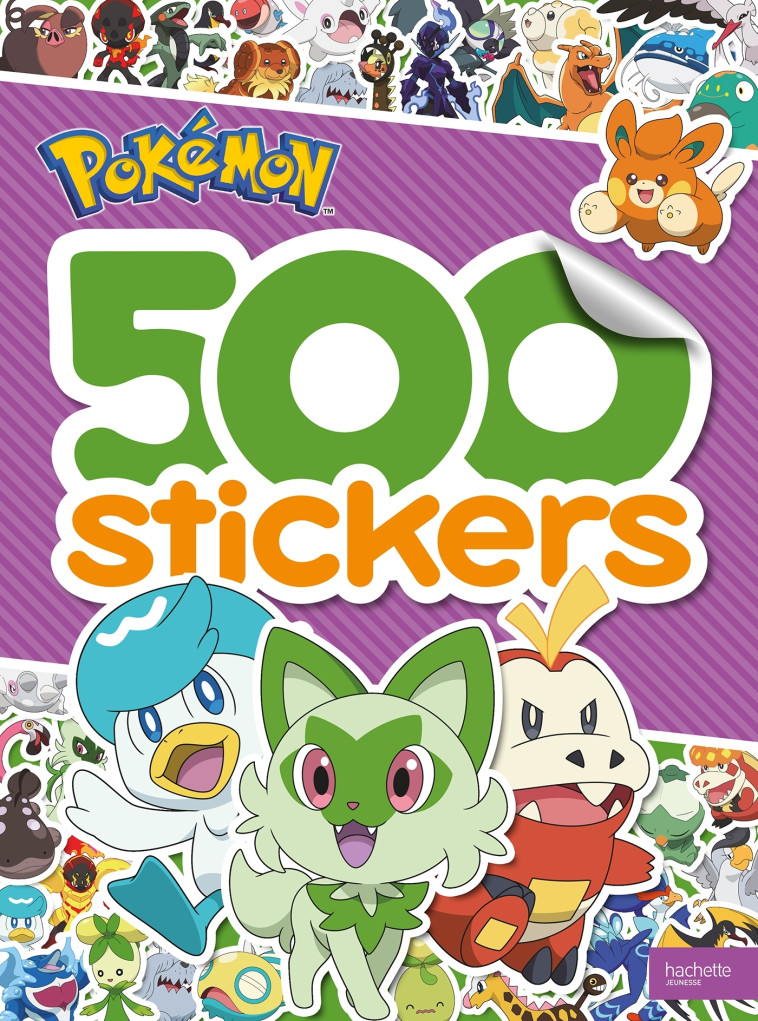 Pokémon - 500 stickers Paldea - Pokémon Company The,   - HACHETTE JEUN.