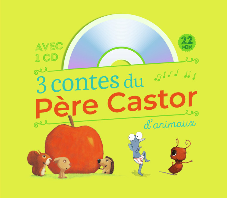 3 contes du Père Castor d'animaux (+ CD) - Zemanel , Gautier Vanessa, Legrand Maud - PERE CASTOR