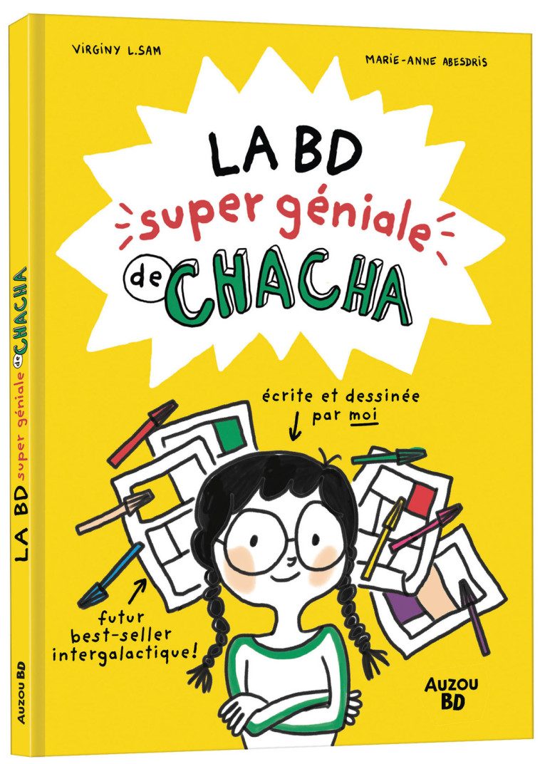 LA BD SUPER GÉNIALE DE CHACHA -  Virginy L.SAM, Marie-Anne Abesdris - AUZOU