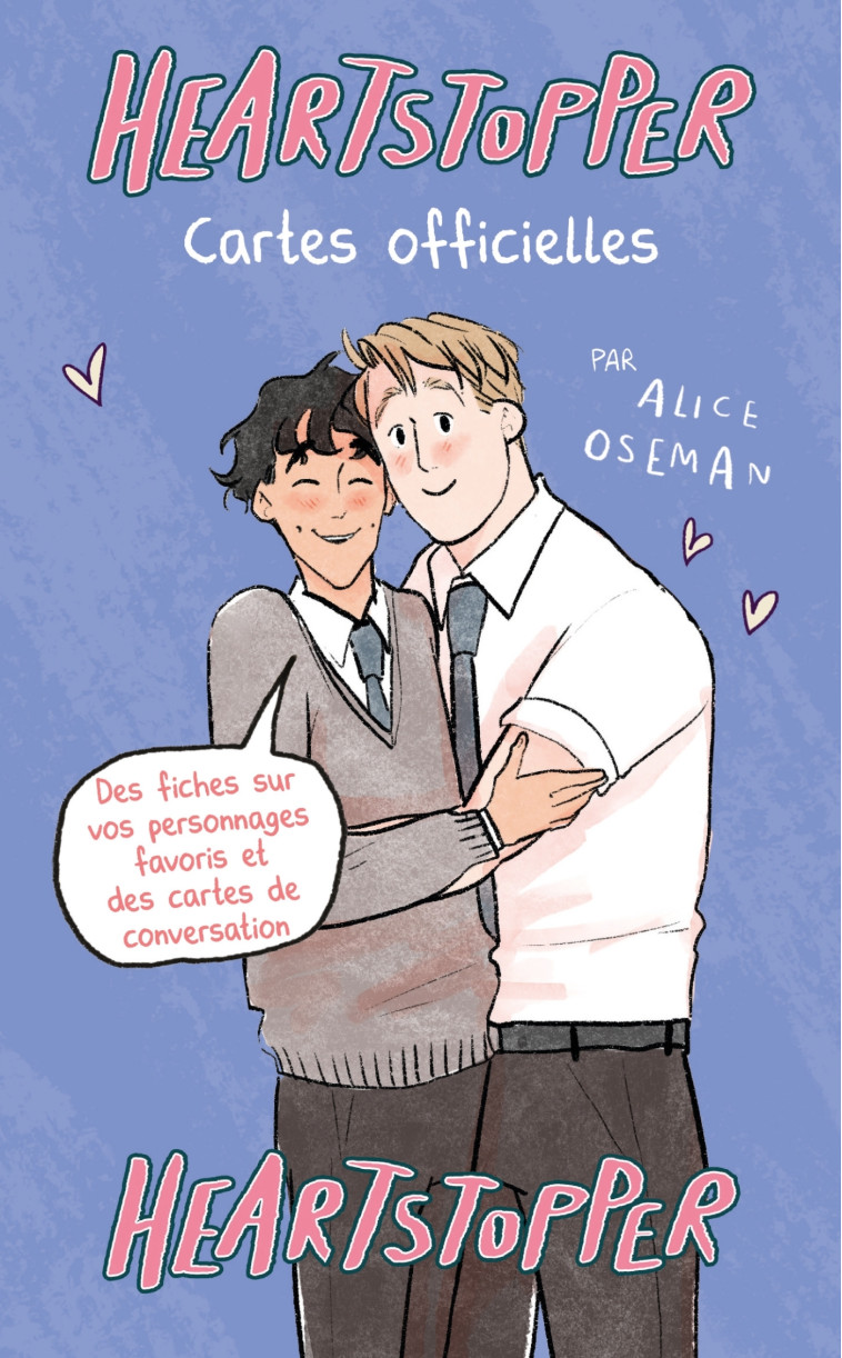 Jeu de cartes pour les fans Heartstopper - XXX - HACHETTE ROMANS