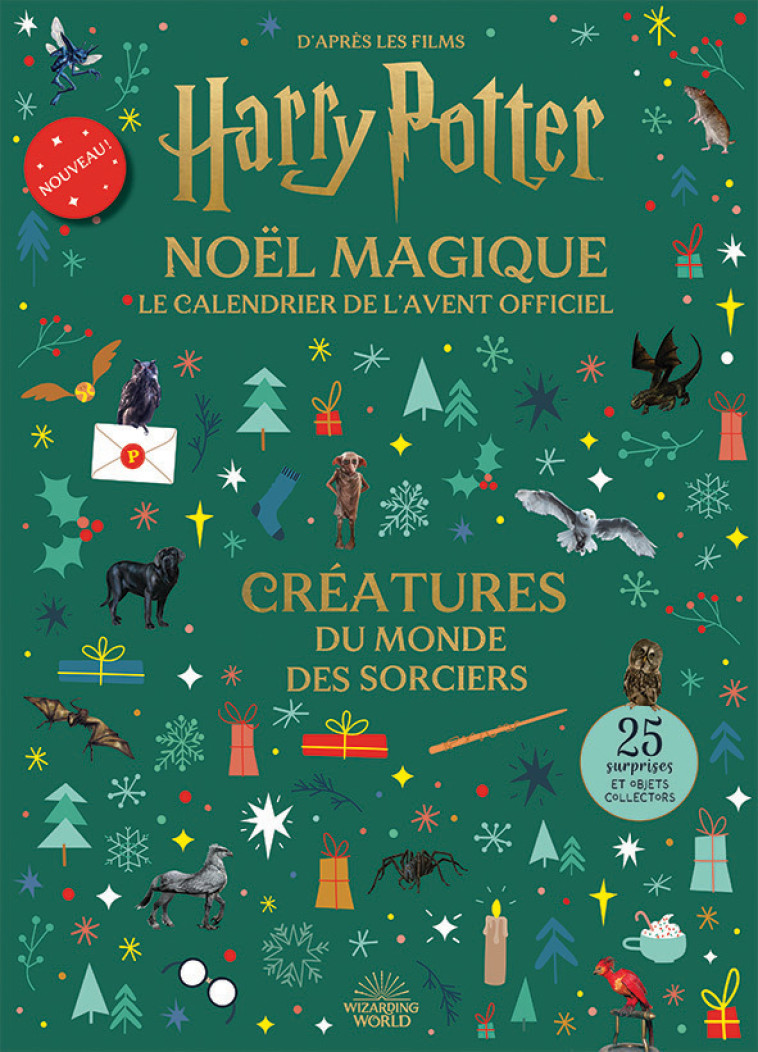 Le Calendrier de l'Avent officiel - Créatures magiques -  COLLECTIFS JEUNESSE,  Collectif - GALLIMARD JEUNE