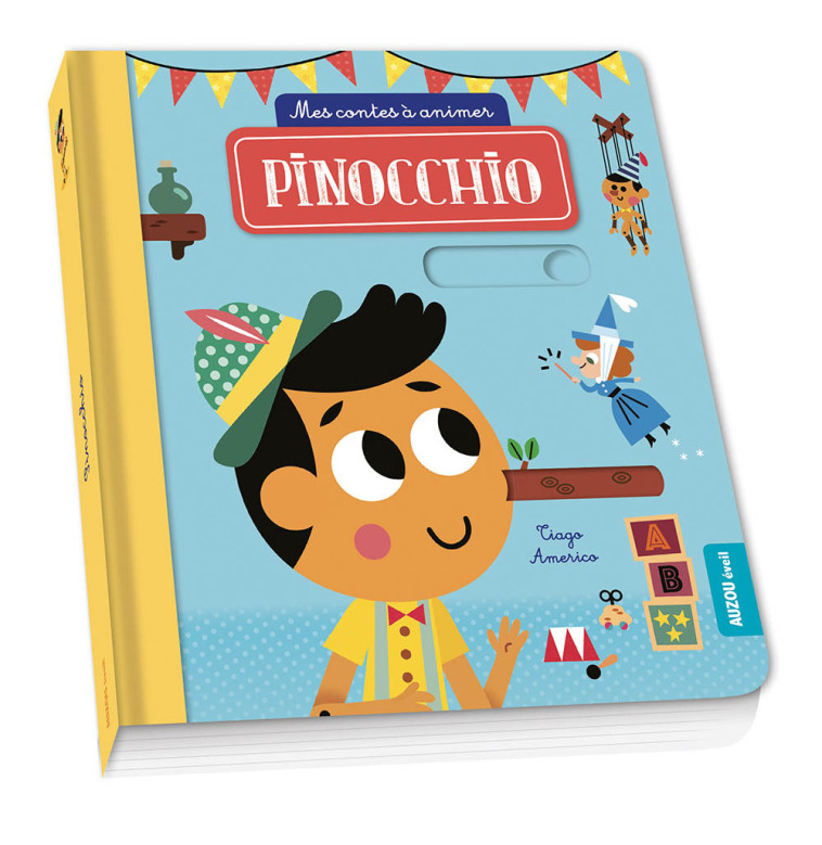 CONTES À ANIMER - PINOCCHIO - Tiago Americo, Susan ALLEN MAURIN - AUZOU