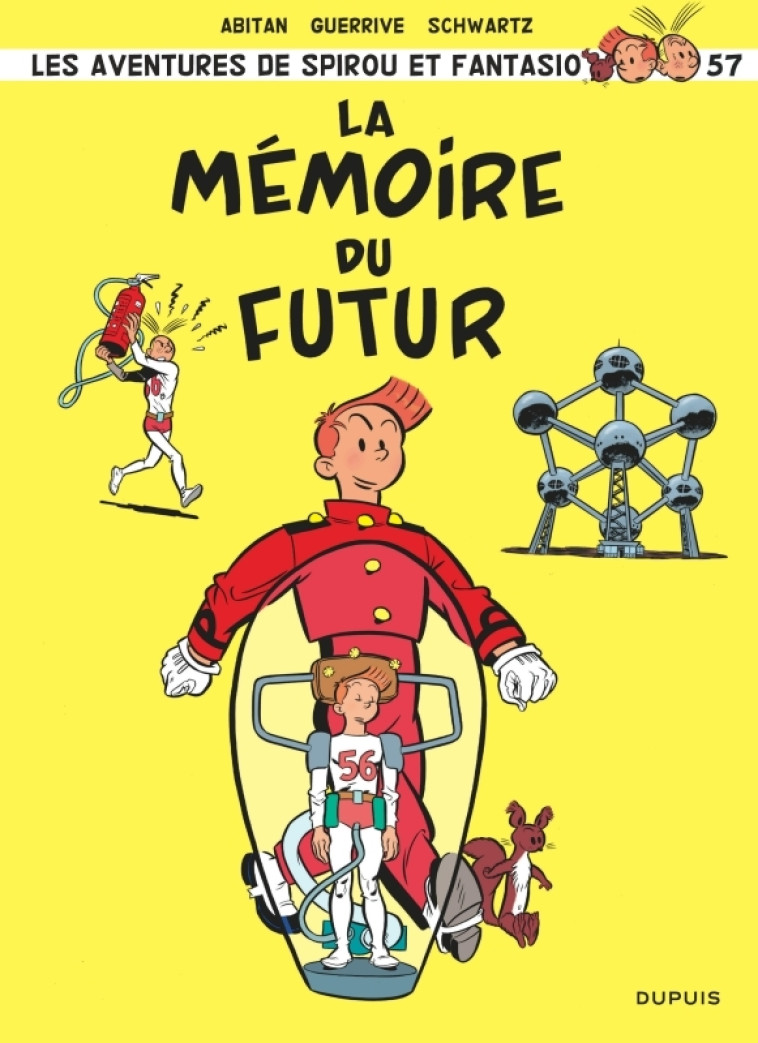 Spirou et Fantasio - Tome 57 - La mémoire du futur -  Guerrive Sophie,  Abitan Benjamin,  SCHWARTZ - DUPUIS