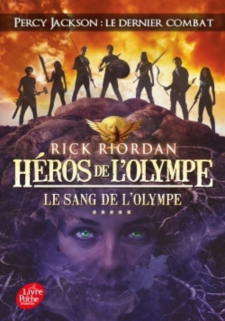 Héros de l'Olympe - Tome 5 - Le sang de l'Olympe - Rick Riordan, Mona Pracontal, Mona de Pracontal - POCHE JEUNESSE