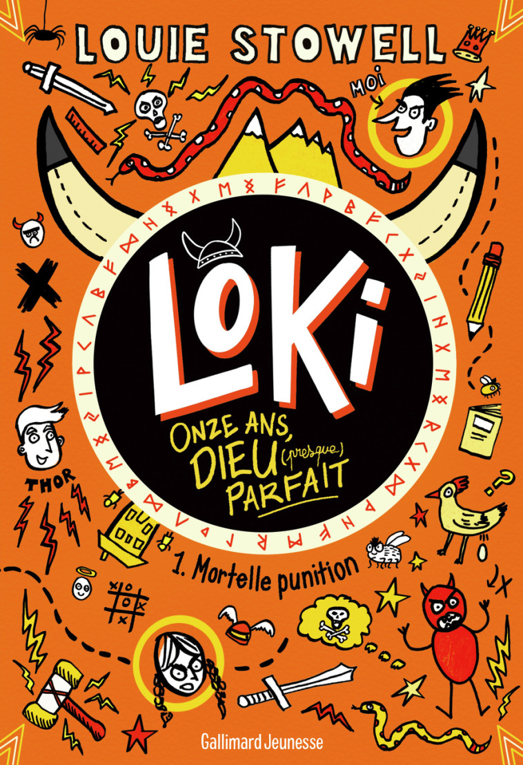 Loki, 11 ans, Dieu (presque) parfait - Louie Stowell, Karine Chaunac - GALLIMARD JEUNE