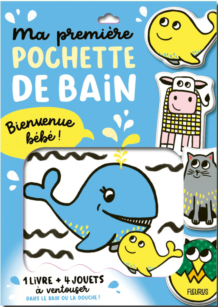 Ma première pochette de bain. Bienvenue bébé ! - Clémence Gouache - FLEURUS