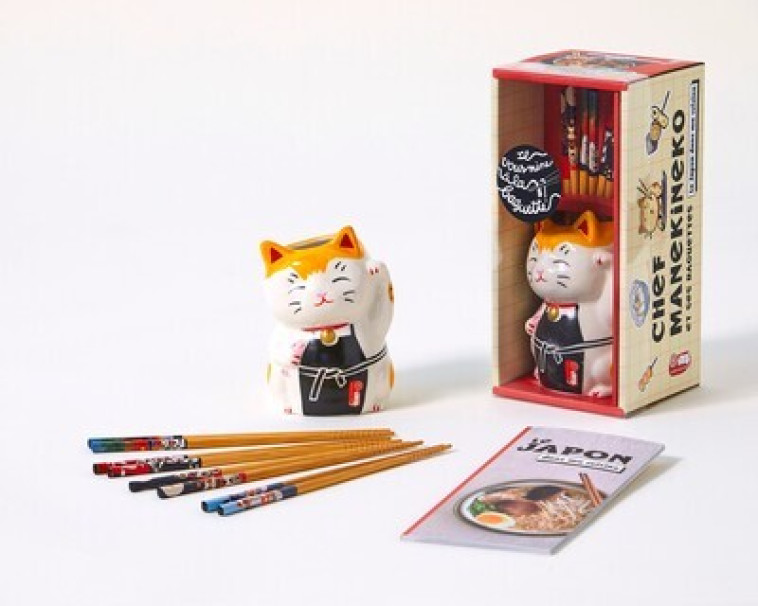 Coffret Chef Manekineko et ses baguettes - Collectif Collectif - FIRST