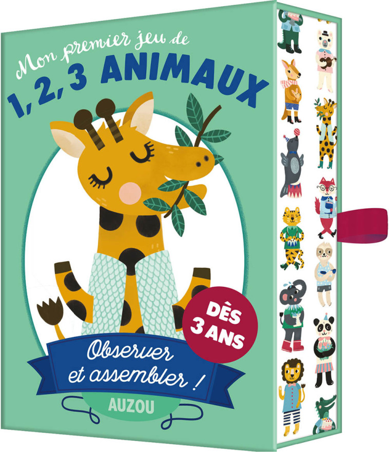 JEUX DE CARTES - MON PREMIER JEU DE 1,2,3 ANIMAUX - XXX - AUZOU