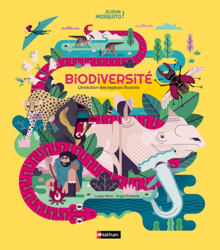 Biodiversité - L'évolution des espèces illustrée - Lucas Riera, Angel Svoboda - NATHAN