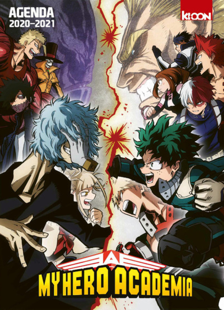 Agenda My Hero Academia 2020-2021 - Kohei Horikoshi - KI-OON