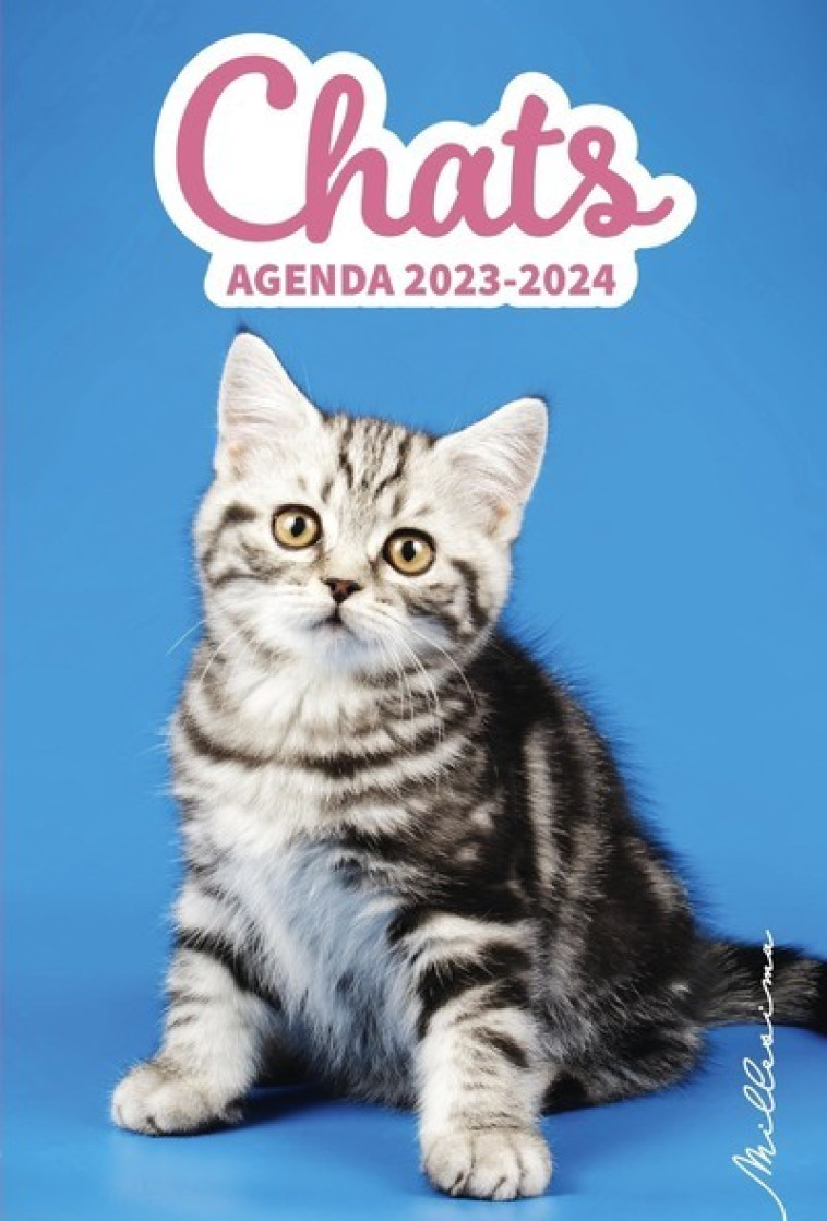 Agenda Chats 2023-2024 -  Collectif - MILLESIMA