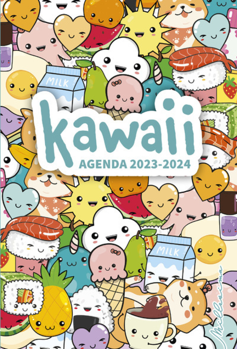 Agenda Kawaii 2023-2024 -  Collectif - MILLESIMA