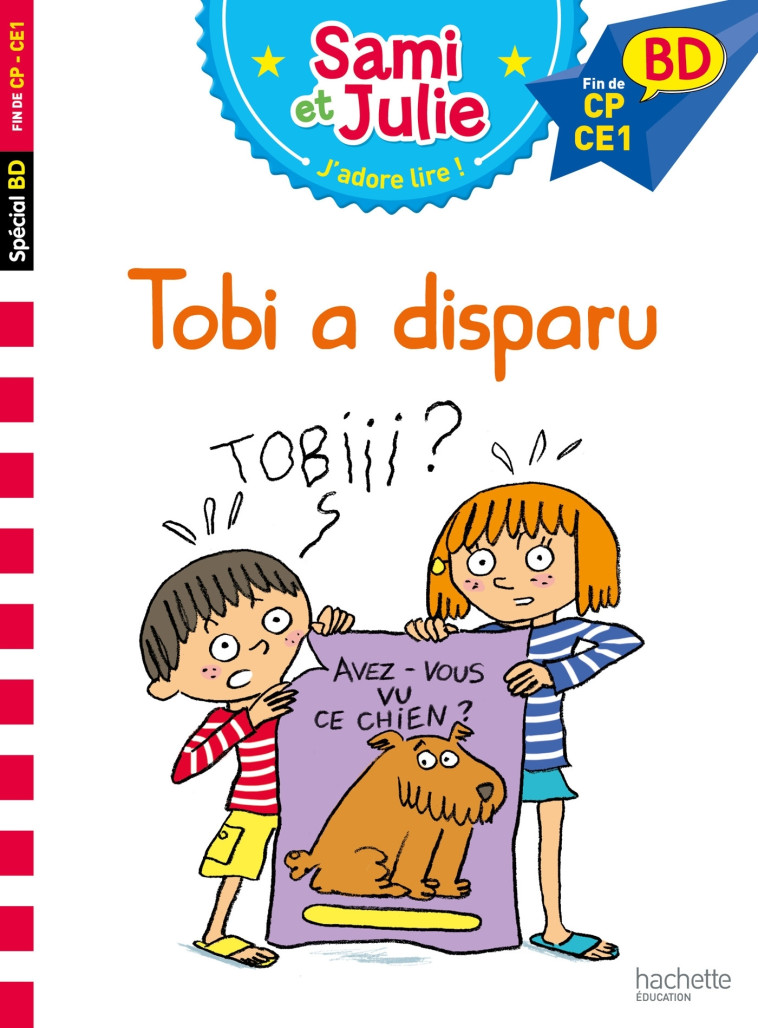 Sami et Julie BD : Tobi a disparu - Thérèse Bonté - HACHETTE EDUC