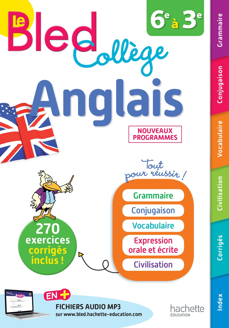 Bled Anglais Collège - Carole Bonnet - HACHETTE EDUC