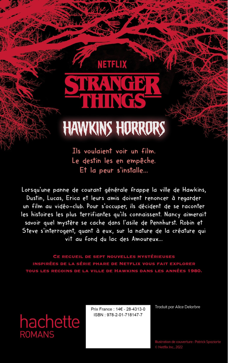 Stranger Things - Hawkins Horrors - Nouvelles terrifiantes -  Netflix - HACHETTE ROMANS