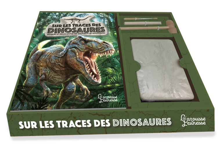 Sur les traces des dinosaures - Thierry Olivaux - LAROUSSE