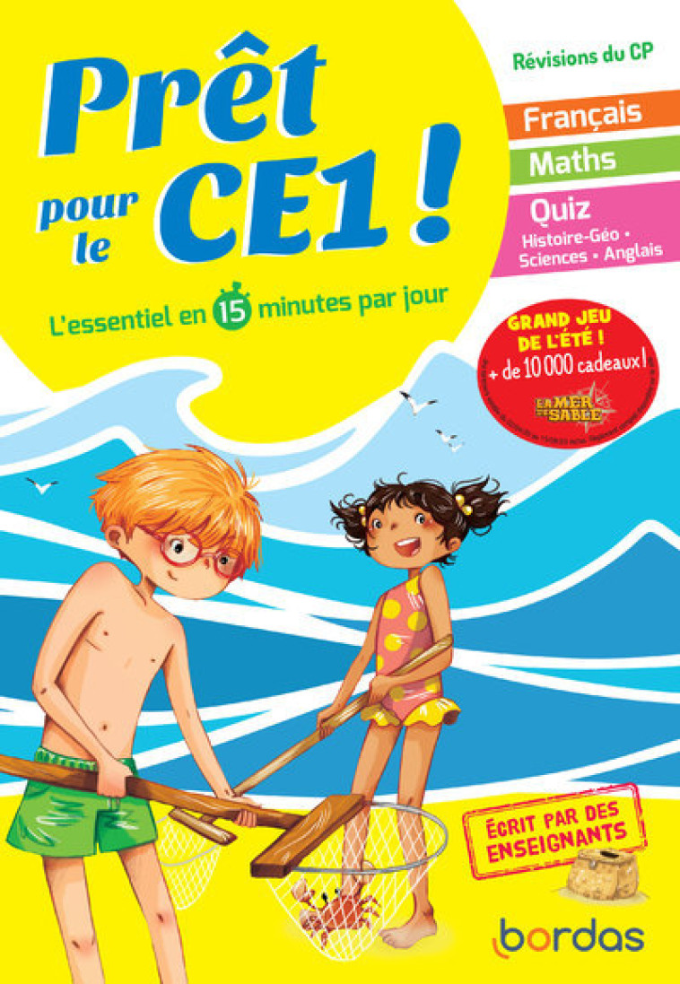 Prêt pour le CE1 ! - L'essentiel en 15 minutes par jour -  Collectif - BORDAS