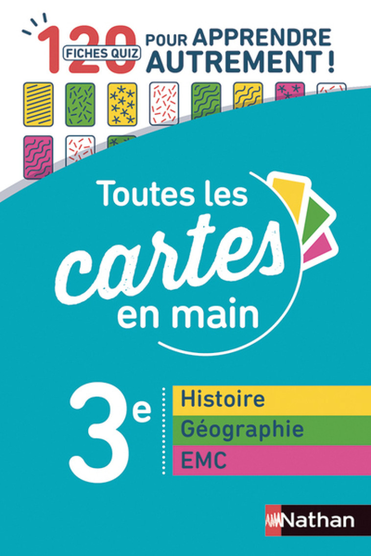 Toutes les cartes en main Histoire Géographie EMC3e - Marie-Pierre Saulze - NATHAN