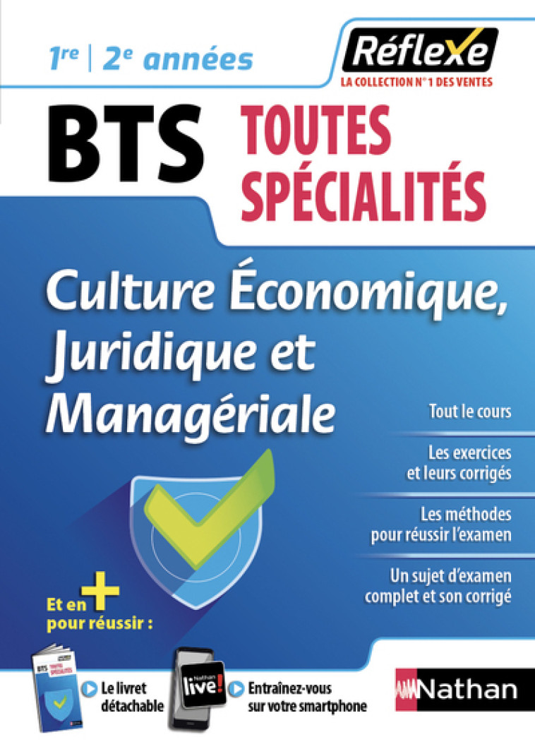 Culture économique, Juridique et Managériale - BTS 1ère/2ème années - Guide Réflexe N27 - Isabelle Delzant - NATHAN