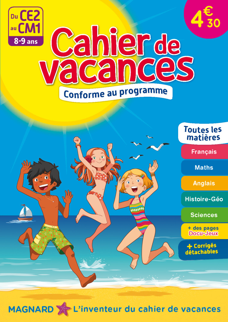 Cahier de vacances, du CE2 au CM1, éd. 2017 - XXX - MAGNARD