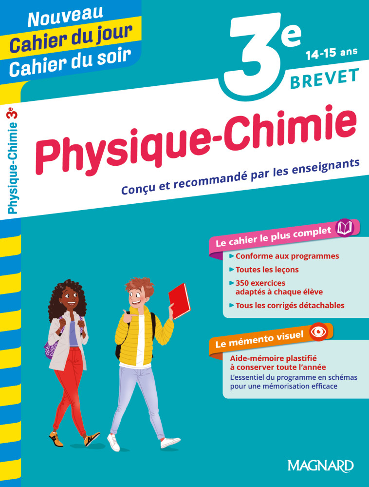 Physique-Chimie 3e - Cahier du jour Cahier du soir - Patrick Rasset - MAGNARD