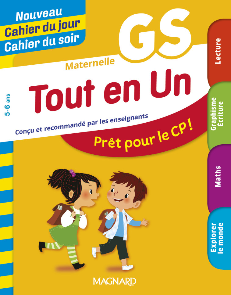 Tout en Un GS - Leçons, méthodes et exercices - Nouveau Cahier du jour Cahier du soir - Huguette Chauvet - MAGNARD