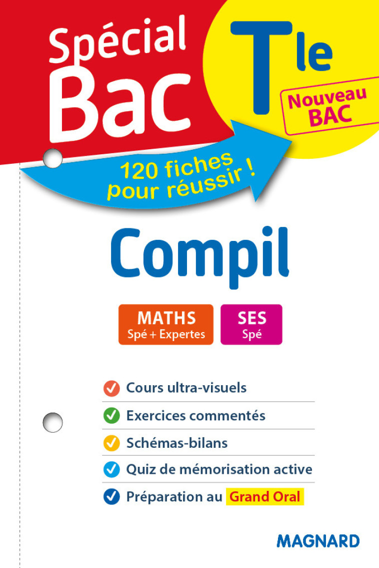 Spécial Bac Compil 2 Spés Maths SES Tle Bac 2021 - Jean-Dominique Picchiottino - MAGNARD