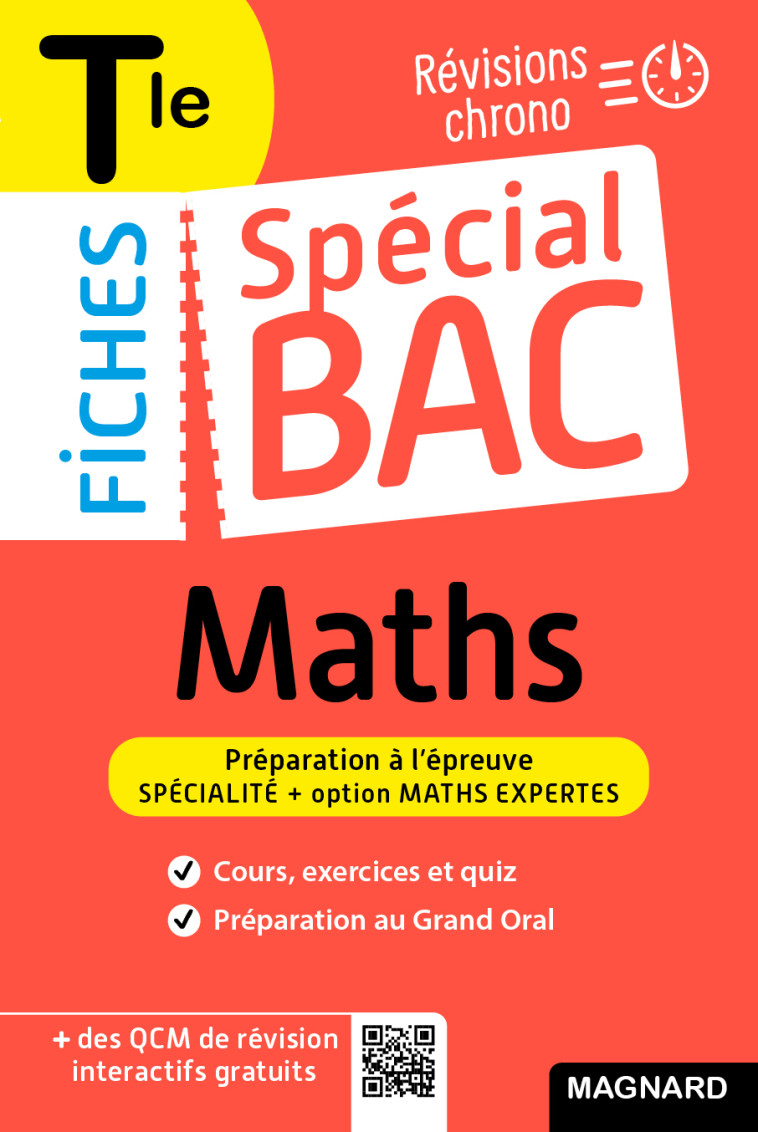 Spécial Bac Fiches Maths + Maths Expertes Tle Bac 2025 - Vito Punta - MAGNARD