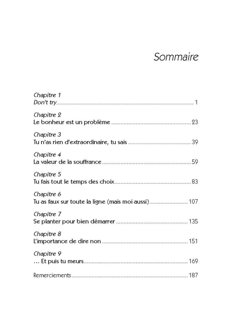 L'art subtil de s'en foutre - Mark Manson - EYROLLES