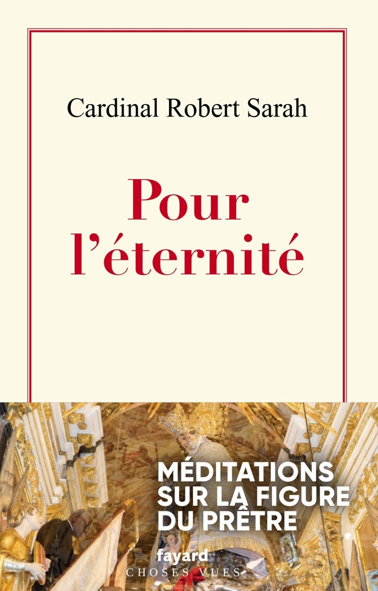 Pour l'éternité - Robert Sarah - FAYARD