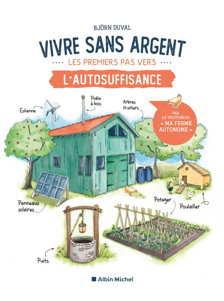 Vivre sans argent. Les premiers pas vers l'autosuffisance - Björn Duval - ALBIN MICHEL