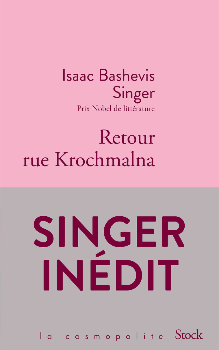 Retour rue Krochmalna - Isaac Bashevis Singer - STOCK