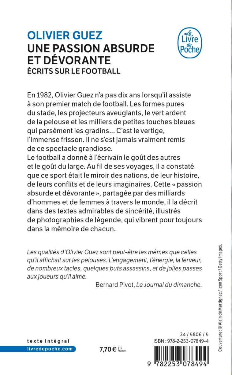 Une passion absurde et dévorante - Olivier Guez - LGF