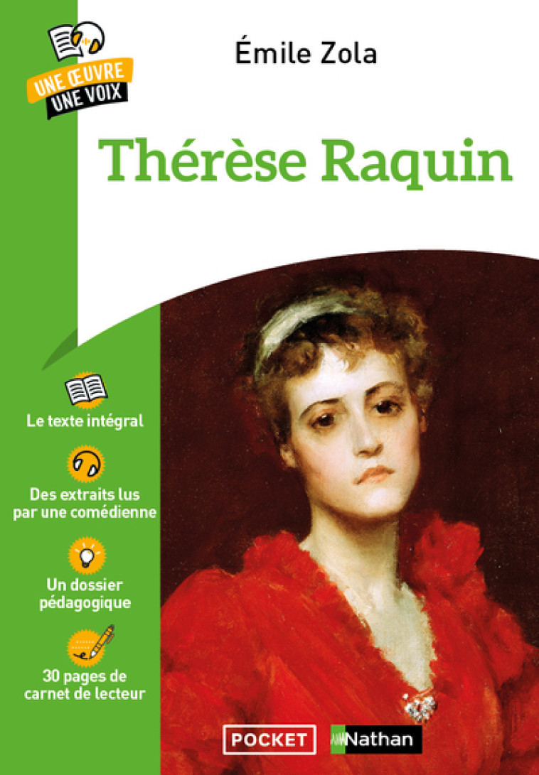 Thérèse Raquin - Une oeuvre une voix - Émile Zola - POCKET