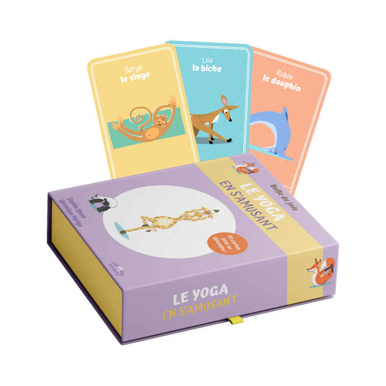 Coffret Bulle de joie - Le yoga en s’amusant, dès 6 ans - Sophie Spoor - CTP RUE ENFANTS