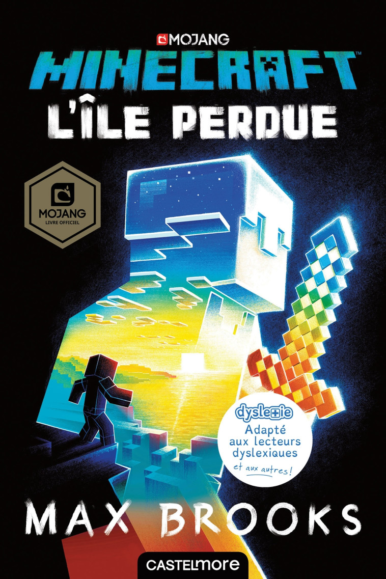 Minecraft officiel : L'Île perdue (version dyslexique) - Max Brooks - CASTELMORE