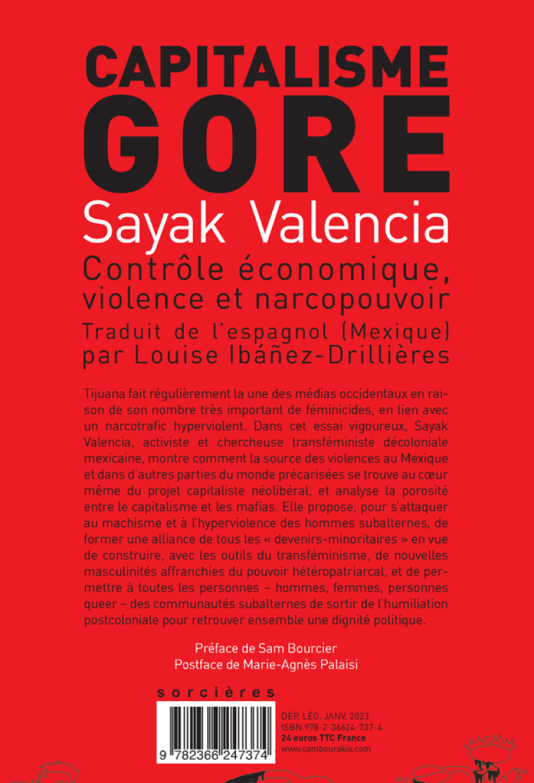 Capitalisme gore - Sayak Valencia - CAMBOURAKIS