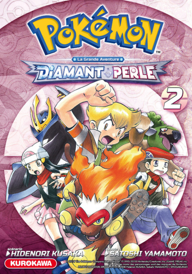 Pokémon Diamant Perle / Platine - tome 2 - Hidenori Kusaka - KUROKAWA