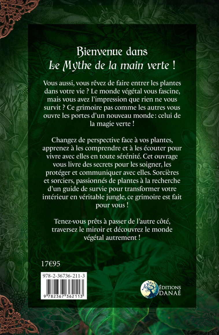 Le Mythe de la main verte - Guide pratique de Sorcière pour sauver ses plantes - Gabrielle Lartigue - DANAE