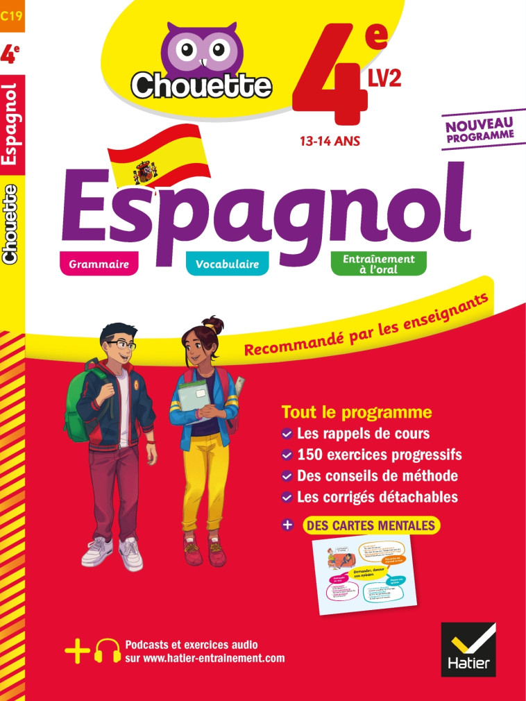 Espagnol 4e - LV2 (A1+, A2) - Jean Congar - HATIER