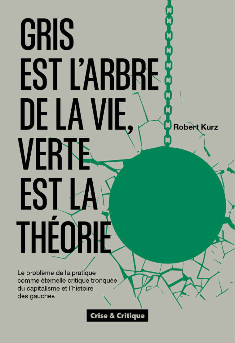 Gris est l'arbre de la vie, verte est la théorie - Robert Kurz - CRISE ET CRITIQ