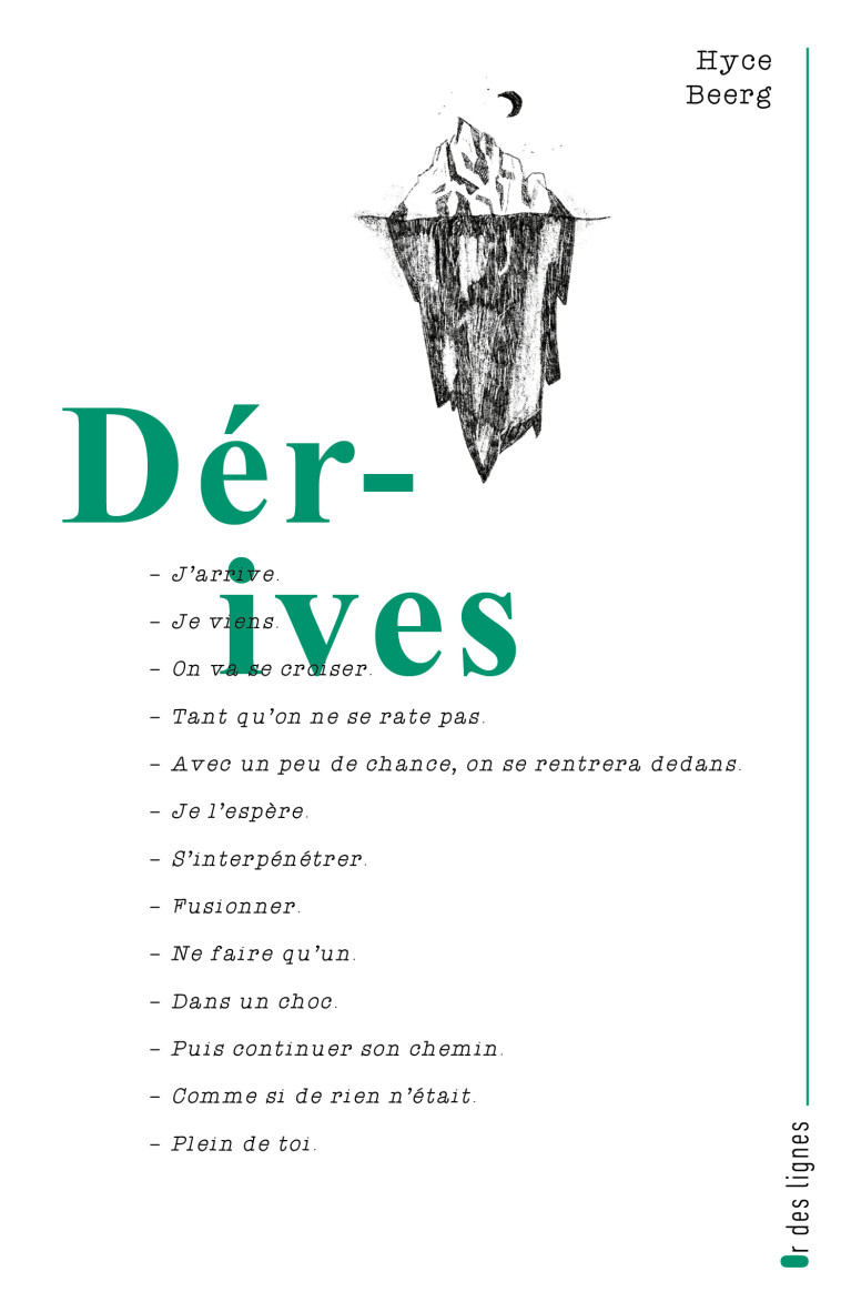 Dérives  - Hyce Beerg - FR BELLES LETTR